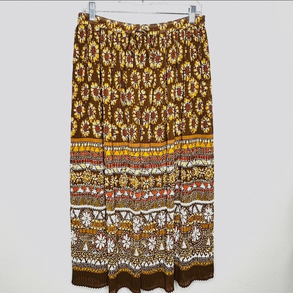 90s Alfred‎ Dunner Hippie Boho Broomstick Skirt Size 12​